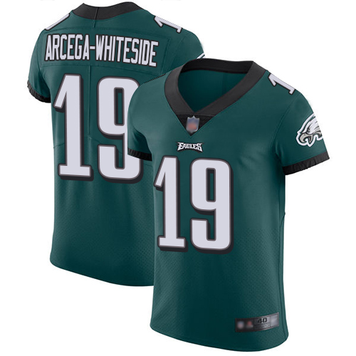 Men NFL Philadelphia Eagles #19 JJ Arcega-Whiteside Midnight Green Team Color Vapor1